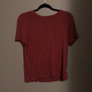 american eagle red/orange tee